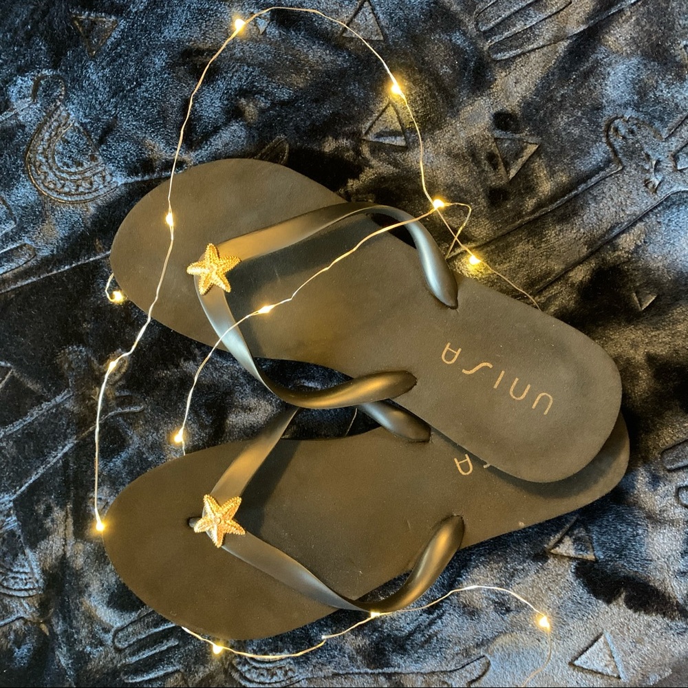 Starfish sandals! Worn once! Will take best offer!